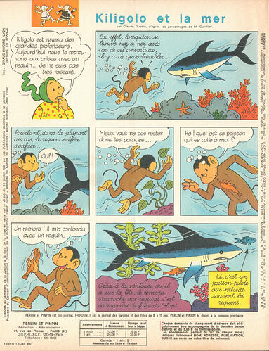 Perlin et Pinpin n°42 du jeudi 17 octobre 1968