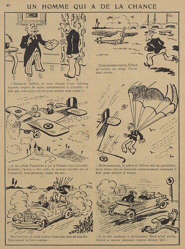 Guignol 1936 - n°45 - page 42 - Un homme qui a de la chance - 8 novembre 1936