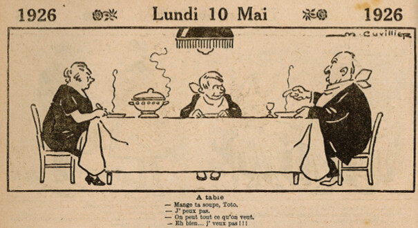 Almanach Vermot 1926 - 19 - Lundi 10 mai 1926