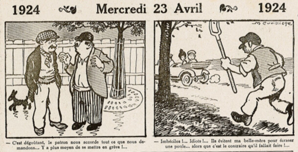 Almanach Vermot 1924 - 17 - Mercredi 23 avril 1924