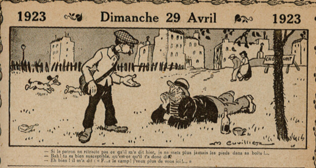Almanach Vermot 1923 - 19 - Dimanche 29 avril 1923