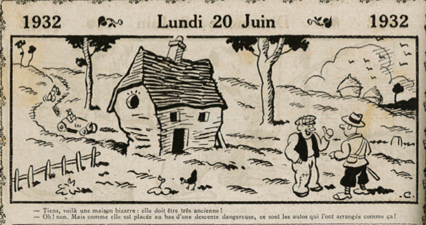 Almanach Vermot 1932 - 26 - Lundi 20 juin 1932