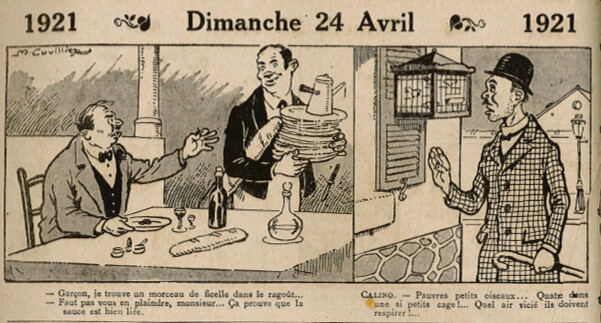 Almanach Vermot 1921 - 5 - Dimanche 24 avril 1921