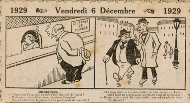 Almanach Vermot 1929 - 70 - Vendredi 6 décembre 1929
