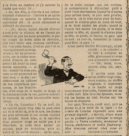 Almanach Vermot 1931 - 67 - La paix chez soi - Dimanche 22 novembre 1931
