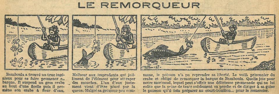 Cuvillier - Le Petit Illustré - n°1203 - 30 octobre 1927 - 2 - Le remorqueur