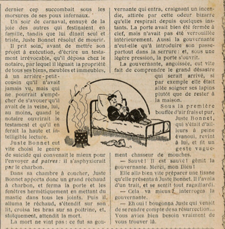 Almanach Vermot 1929 - 16 - L'Impossible - Vendredi 8 mars 1929
