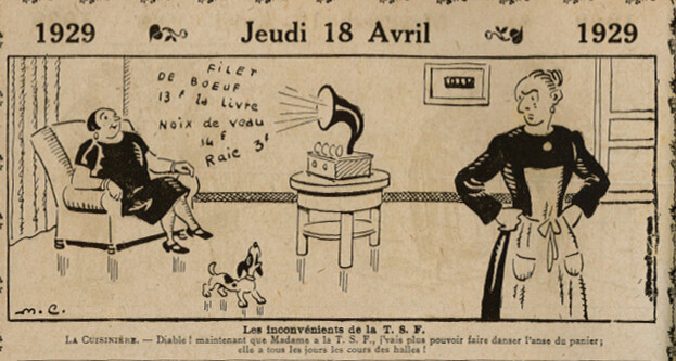 Almanach Vermot 1929 - 29 - Jeudi 18 avril 1929