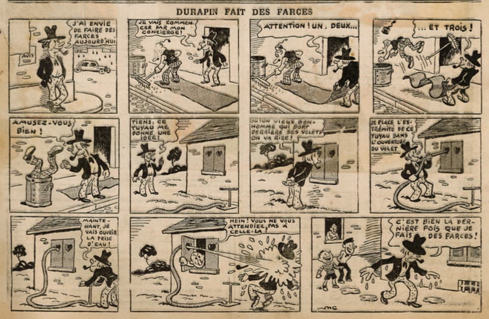 L'AS 1937 - n°26 - Durapin fait des farces - 26 septembre 1937 - page 3