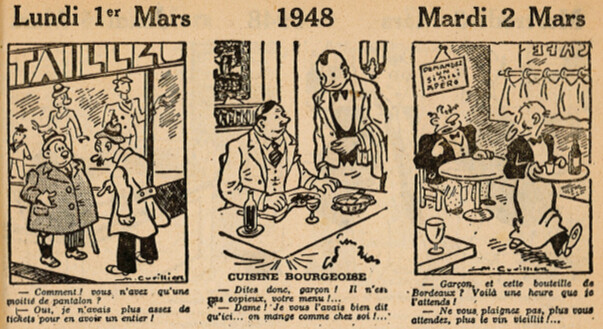 Almanach Vermot 1948 - 4 - 1er et 2 mars 1948