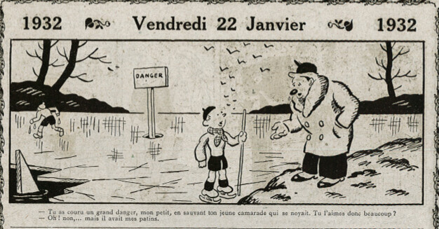 Almanach Vermot 1932 - 4 - Vendredi 22 janvier 1932