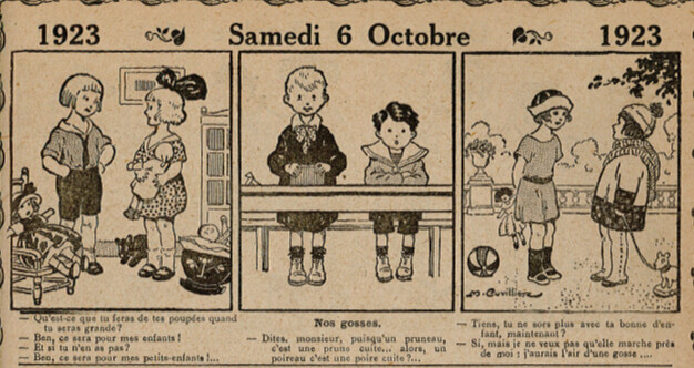 Almanach Vermot 1923 - 40 - Samedi 6 octobre 1923