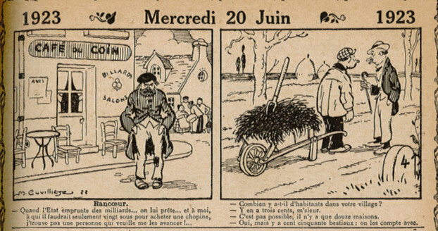 Almanach Vermot 1923 - 27 - Mercredi 20 juin 1923