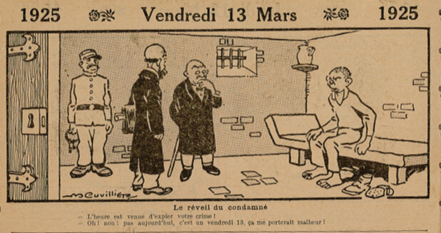 Almanach Vermot 1925 - 13 - Vendredi 13 mars 1925