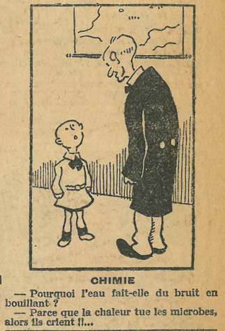Cuvillier - Le Petit Illustré - n°1208 - 4 décembre 1927 - 3 - Chimie