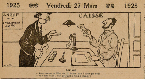 Almanach Vermot 1925 - 14 - Vendredi 27 mars 1925