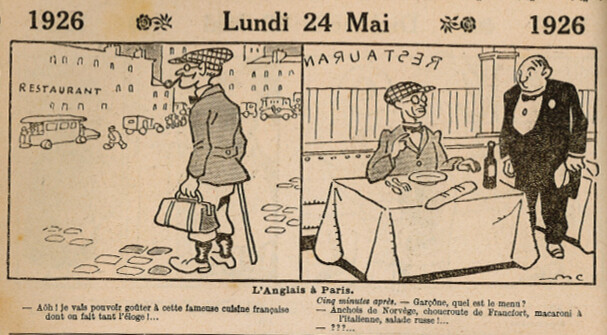 Almanach Vermot 1926 - 21 - Lundi 24 mai 1926