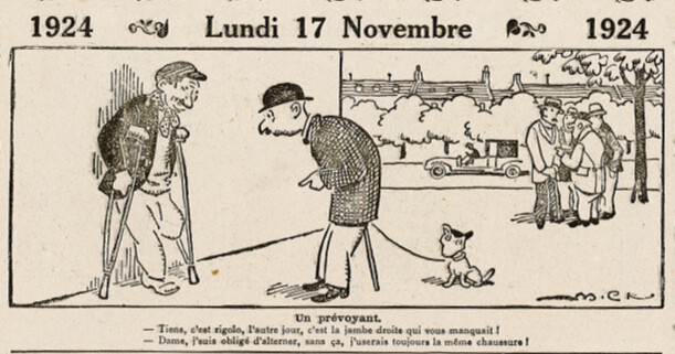 Almanach Vermot 1924 - 42 - Lundi 17 novembre 1924