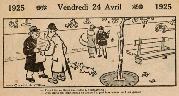 Almanach Vermot 1925 - 17 - Vendredi 24 avril 1925