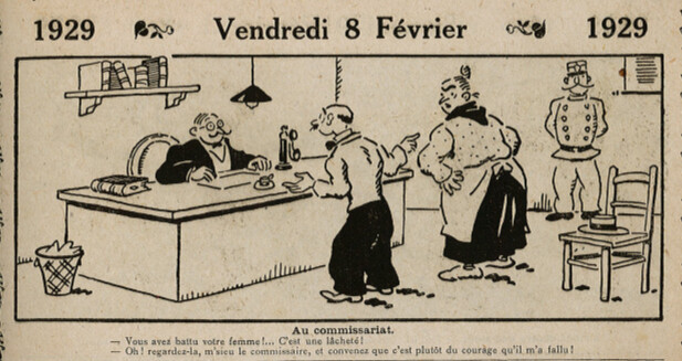 Almanach Vermot 1929 - 7 - Vendredi 8 février 1929