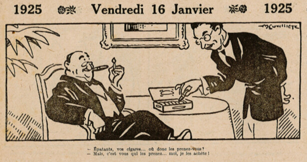 Almanach Vermot 1925 - 3 - Vendredi 16 janvier 1925