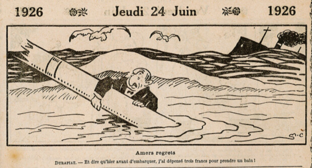 Almanach Vermot 1926 - 30 - Jeudi 24 juin 1926