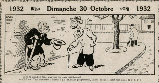 Almanach Vermot 1932 - 51 - Dimanche 30 octobre 1932