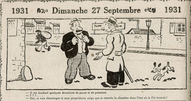 Almanach Vermot 1931 - 54 - Dimanche 27 septembre 1931