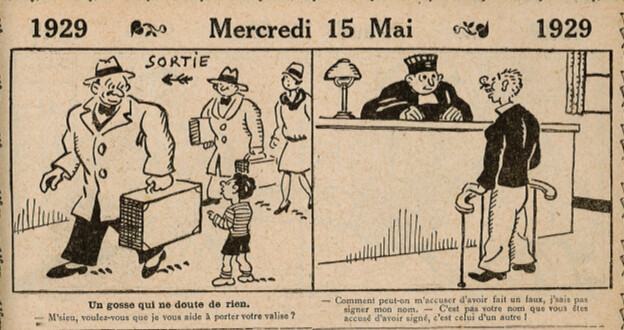 Almanach Vermot 1929 - 36 - Mercredi 15 mai 1929