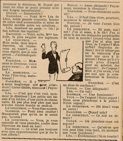 Almanach Vermot 1925 - 36 - Le Commanditaire (suite) - Samedi 8 août 1925