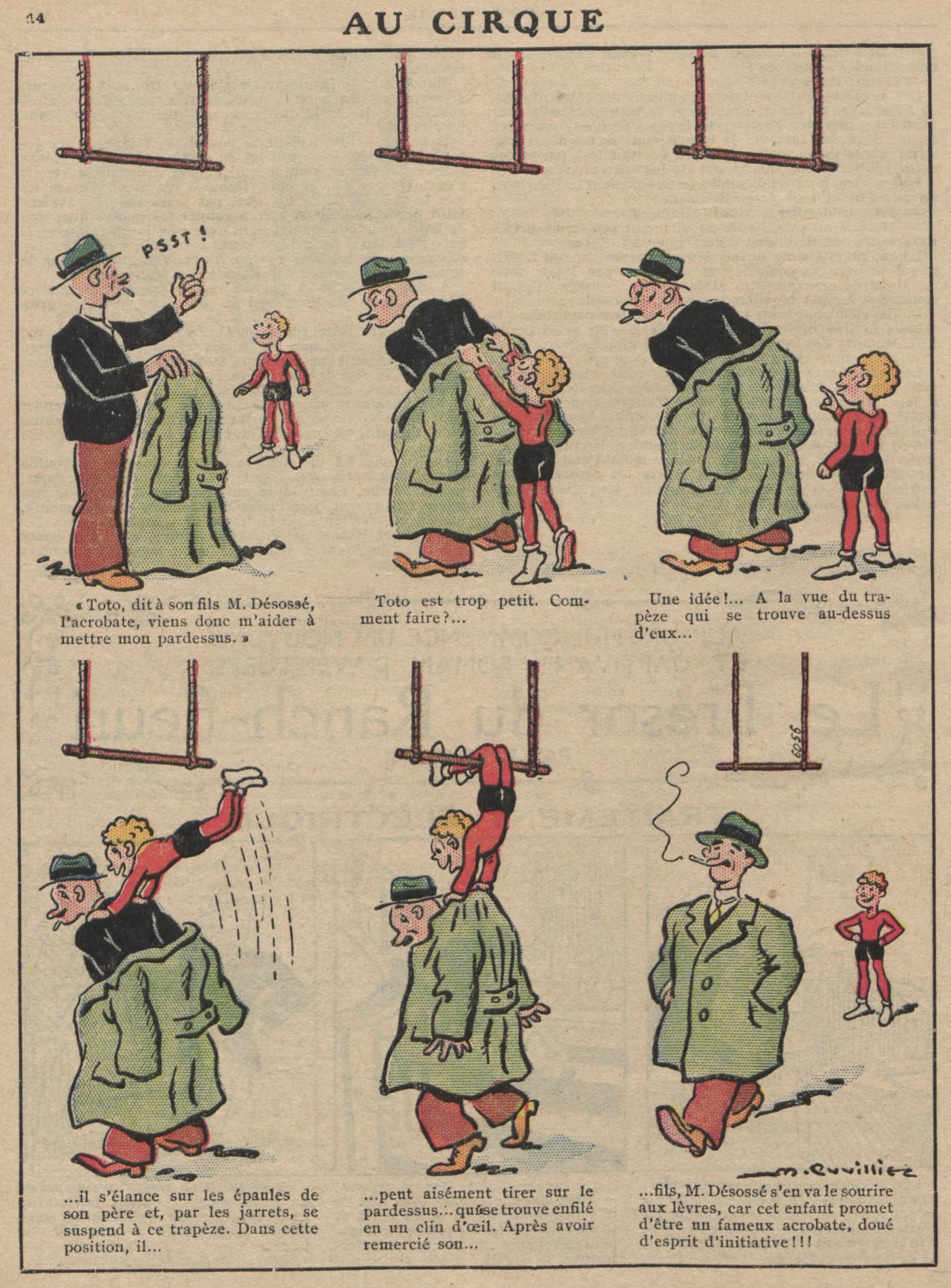 Guignol 1932 - n°213 - Au cirque - 30 octobre 1932 - page 14