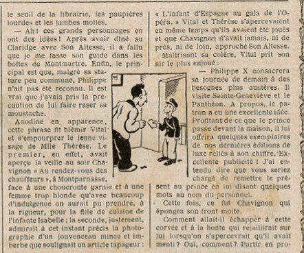 Almanach Vermot 1931 - 3 - Une amitié illustre - Dimanche 11 janvier 1931