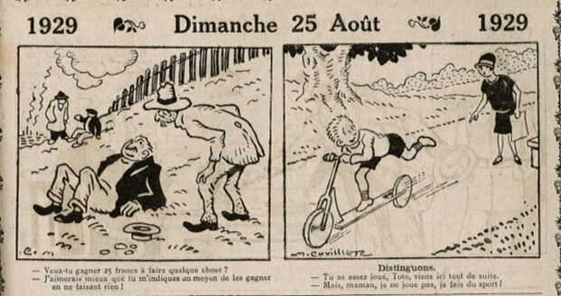 Almanach Vermot 1929 - 51 - Dimanche 25 août 1929