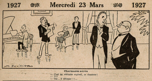 Almanach Vermot 1927 - 15 - Mercredi 23 mars 1927