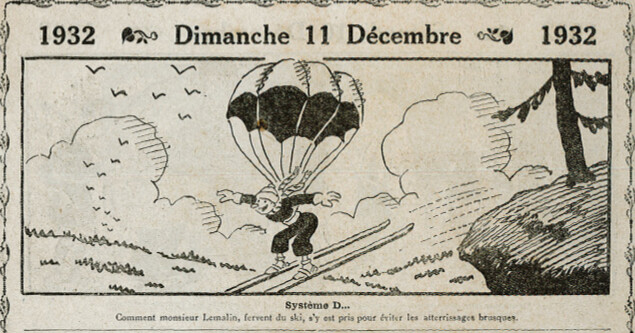 Almanach Vermot 1932 - 59 - Système D - Dimanache 11 décembre 1932