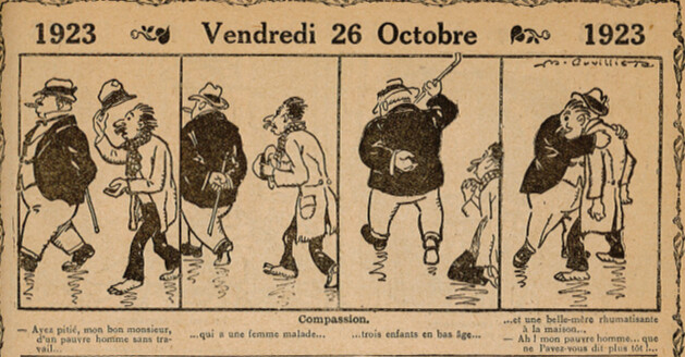Almanach Vermot 1923 - 43 - Vendredi 26 octobre 1923