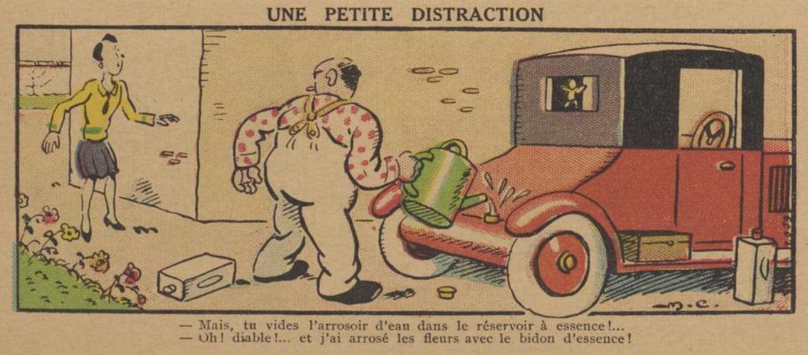 Guignol 1932 - n°195 - Une petite distraction - 19 juin 1932 - page 40