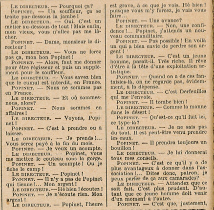 Almanach Vermot 1925 - 33 - Le Commanditaire (suite) - Jeudi 6 août 1925