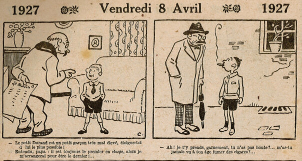 Almanach Vermot 1927 - 17 - Vendredi 8 avril 1927