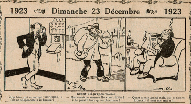 Almanach Vermot 1923 - 49 - Dimanche 23 décembre 1923