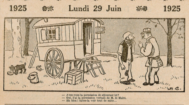 Almanach Vermot 1925 - 29 - Lundi 29 juin 1925
