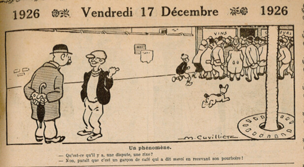 Almanach Vermot 1926 - 56 - Vendredi 17 décembre 1926