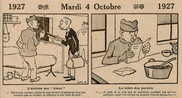 Almanach Vermot 1927 - 43 - Mardi 4 octobre 1927
