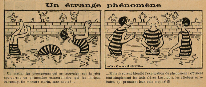 Guignol 1929 - n°119 - Un étrange phénomène - 21 avril 1929 - page 47