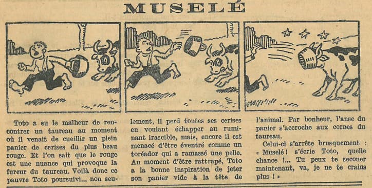 Cuvillier - Le Petit Illustré - n°1198 - 25 septembre 1927 - Muselé