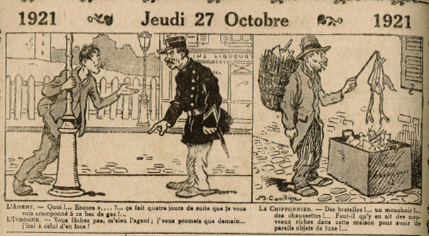 Almanach Vermot 1921 - 11 - Jeudi 27 octobre 1921