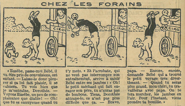 Cuvillier - Le Petit Illustré - n°1196 - 11 septembre 1927 - 2 - Chez les forains