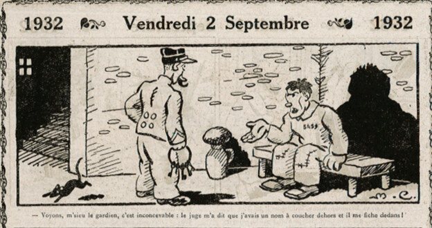 Almanach Vermot 1932 - 38 - Vendredi 2 septembre 1932