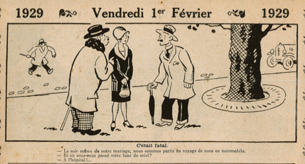 Almanach Vermot 1929 - 5 - Vendredi 1er février 1929