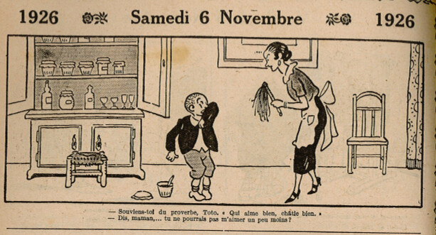 Almanach Vermot 1926 - 49 - Samedi 6 novembre 1926